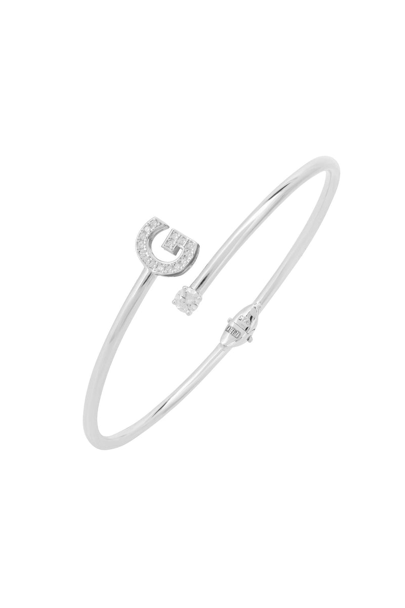Initial Bangle Silver G