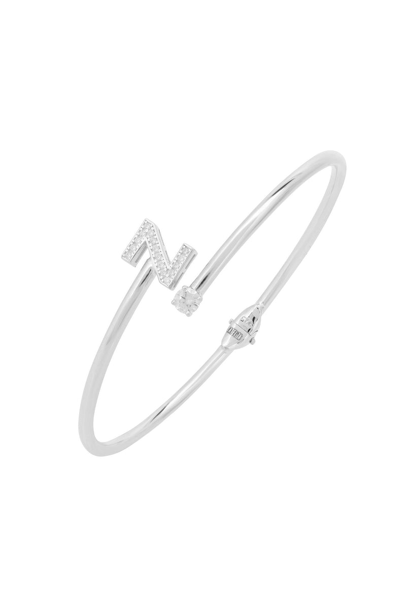 Initial Bangle Silver Z