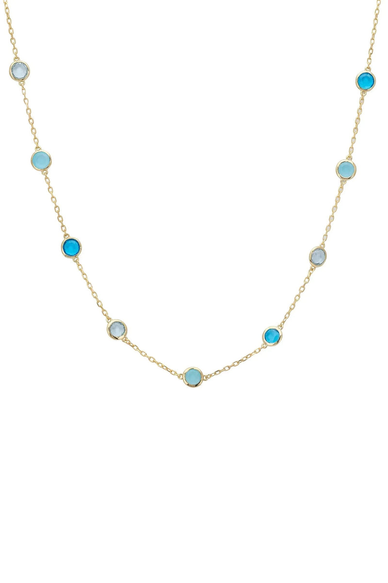 Sardinia Necklace Gold The Blues