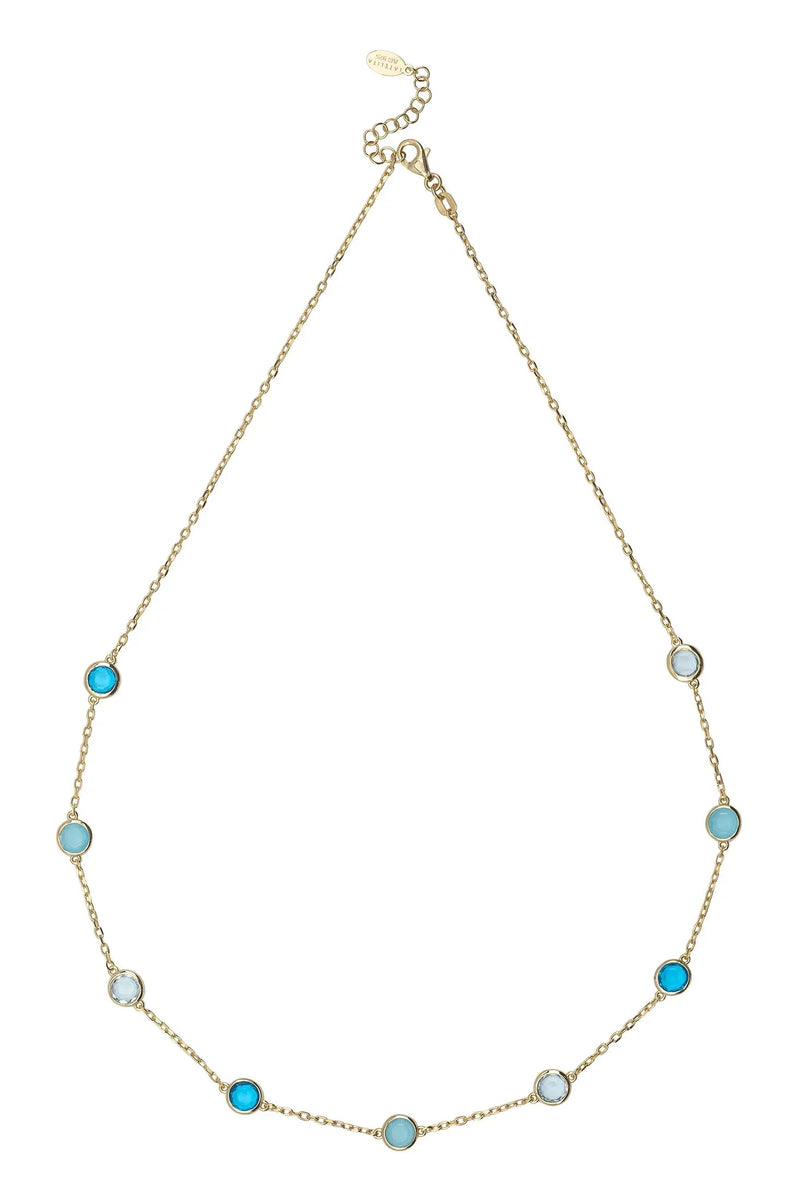 Sardinia Necklace Gold The Blues