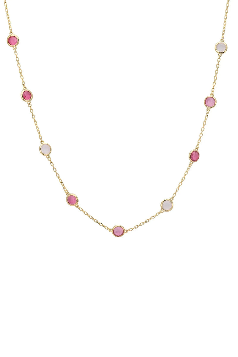 Sardinia Necklace Gold The Pinks