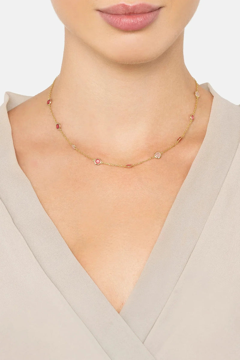 Sardinia Necklace Gold The Pinks