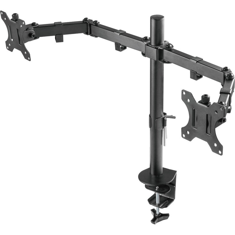 ProperAV Desk Monitor Mount Dual Swing Arm 17"- 32" VESA Max 100x100