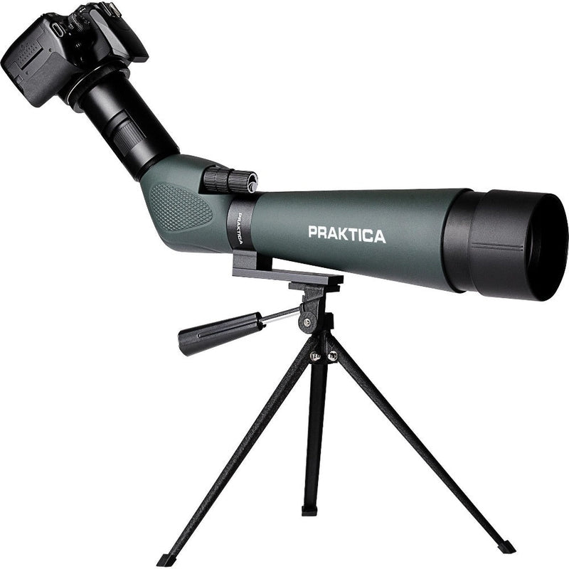 PRAKTICA Highlander 20-60x80mm Spotting Scope Angled Fully Multi Coated Optics - Green