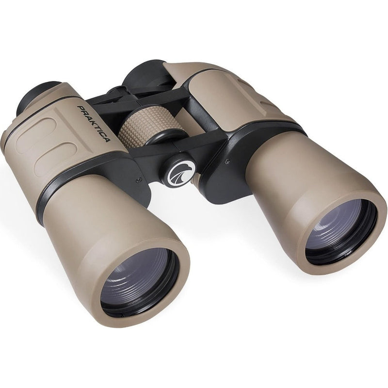 PRAKTICA Falcon 10x50mm Porro Prism Field Binoculars - Sand - Binoculars Only