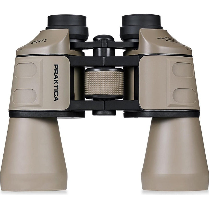 PRAKTICA Falcon 12x50mm Porro Prism Field Binoculars - Sand - Binoculars Only