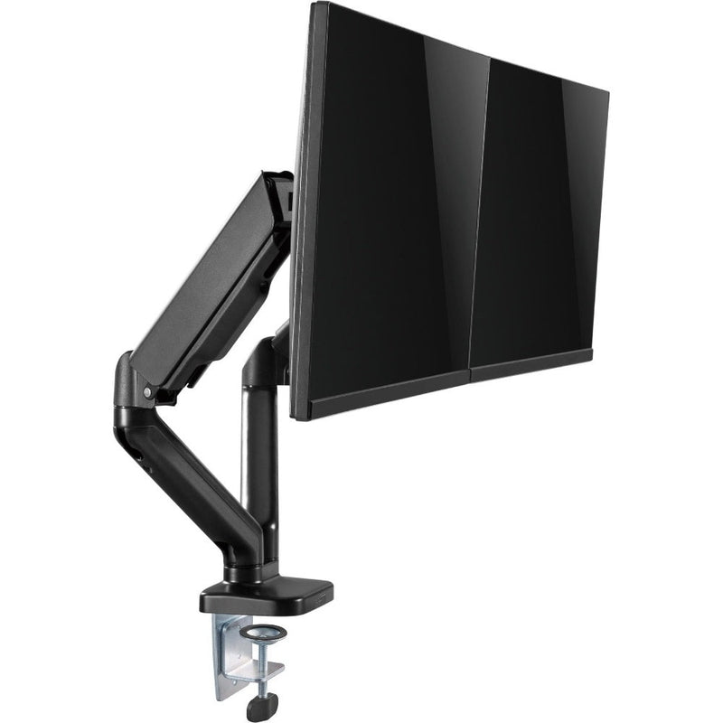 ProperAV Desk Monitor Mount Dual Articulated Swing Arms 17''- 32'' VESA Max 100x100