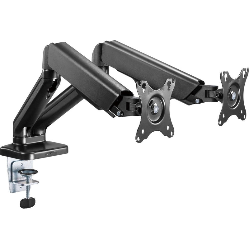 ProperAV Desk Monitor Mount Dual Articulated Swing Arms 17''- 32'' VESA Max 100x100