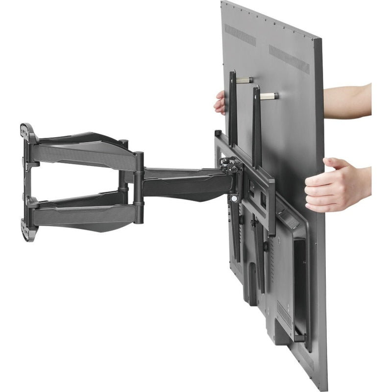 ProperAV Heavy Duty Swing Arm TV Wall Bracket 37- 75" VESA Max 600x400 Black
