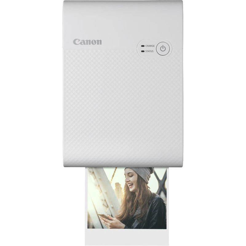 Canon Selphy Square QX10 Wireless Photo Printer - White - Printer & 20 Shot Pack