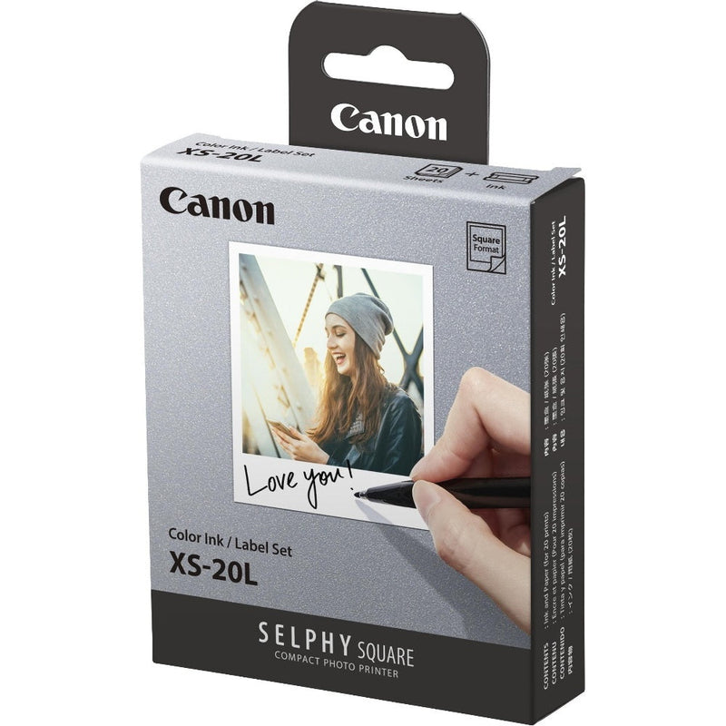 Canon XS-20L 2.7" x 2.7" Square Photo Paper for QX10 Printer - 60 Shots