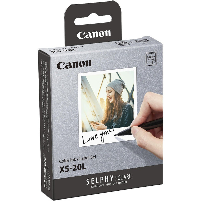 Canon XS-20L 2.7" x 2.7" Square Photo Paper for QX10 Printer - 60 Shots