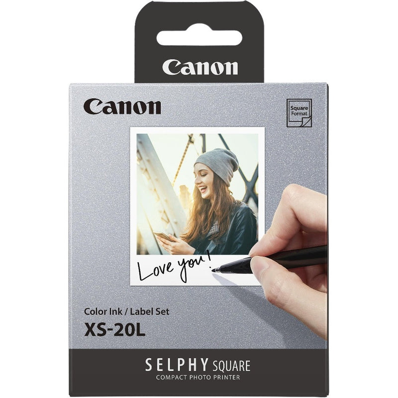 Canon XS-20L 2.7" x 2.7" Square Photo Paper for QX10 Printer - 60 Shots