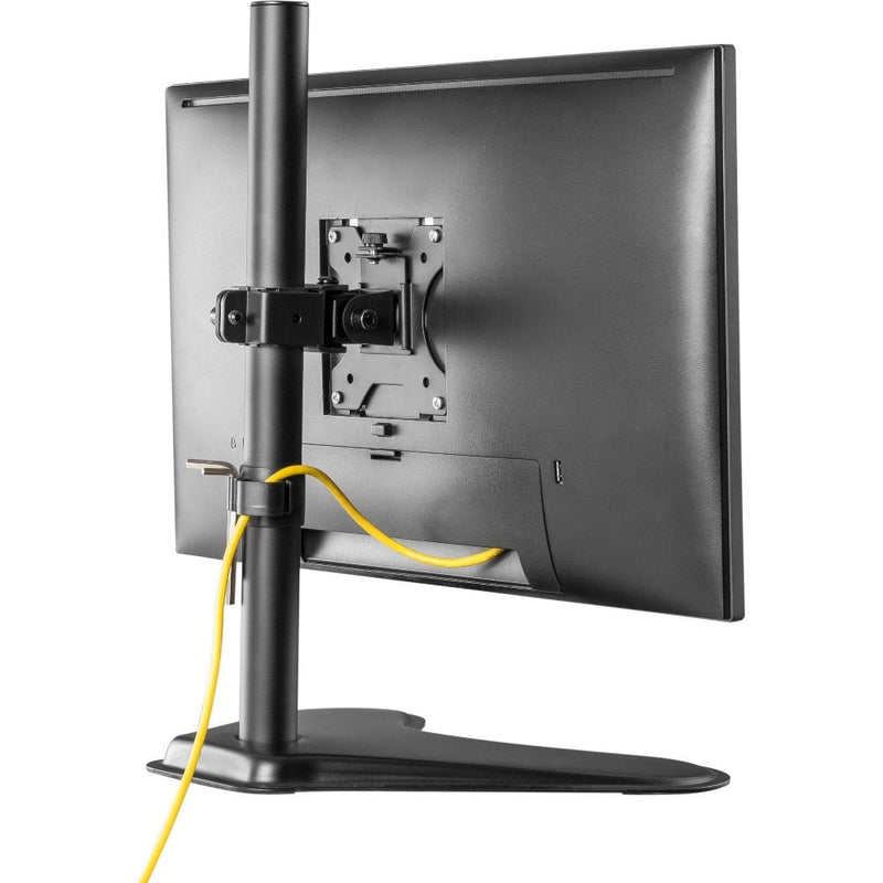 ProperAV Desk Monitor Mount with Free Standing Base 17"- 32" VESA Max 100x100