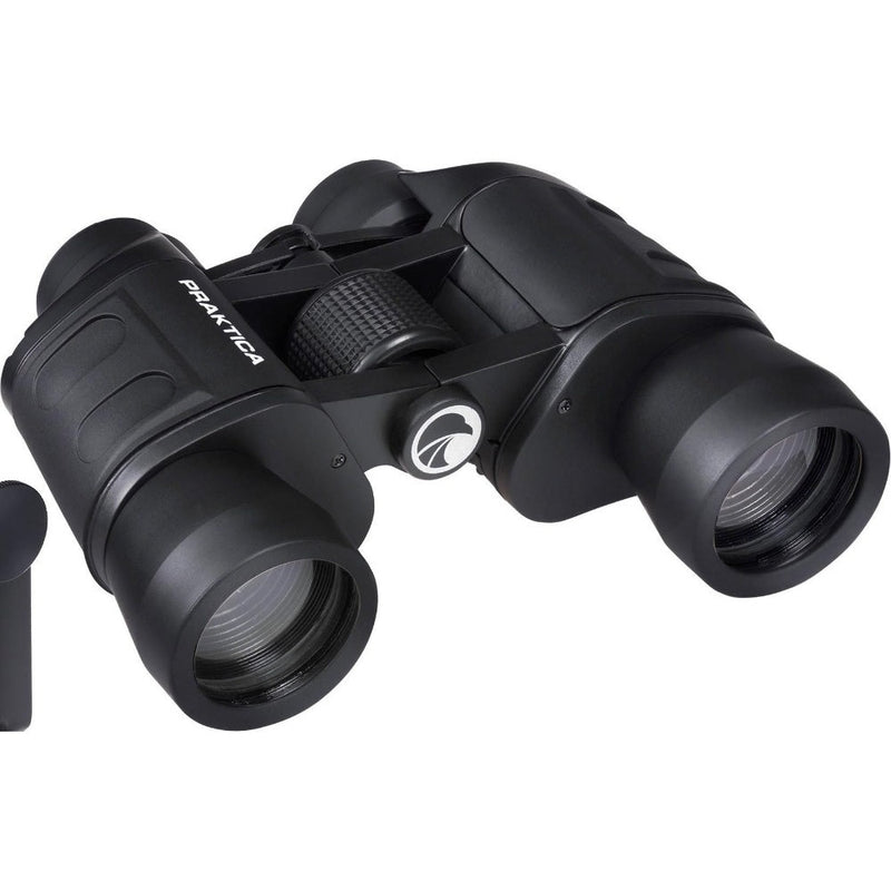 PRAKTICA Falcon 8x40mm Wide Angle Porro Prism Field Binoculars - Black - Binoculars & Tripod Mount