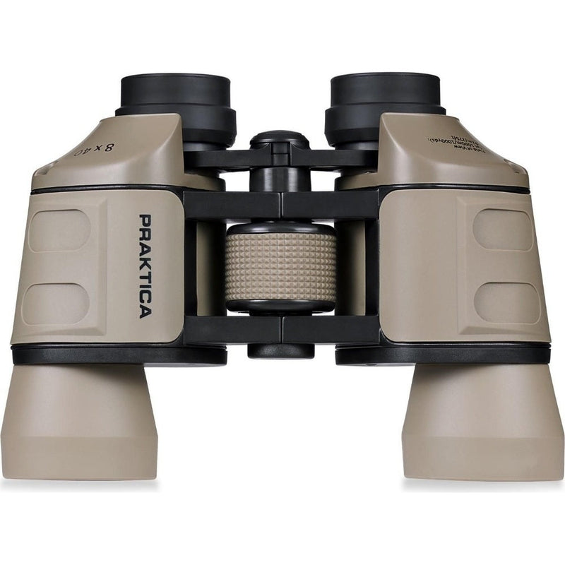 PRAKTICA Falcon 8x40mm Wide Angle Porro Prism Field Binoculars - Sand - Binoculars & Tripod Mount