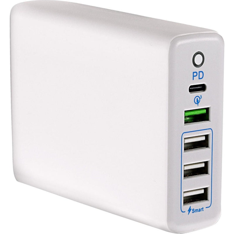 Maplin 5 Port USB Charging Station 20W 1x USB-C PD QC 3.0 4x USB-A 1.5m Cable