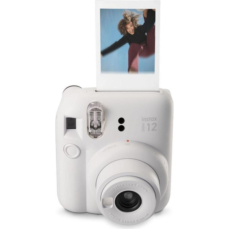 Fujifilm Instax Mini 12 Instant Camera - Clay White - Camera & 20 Shot Pack