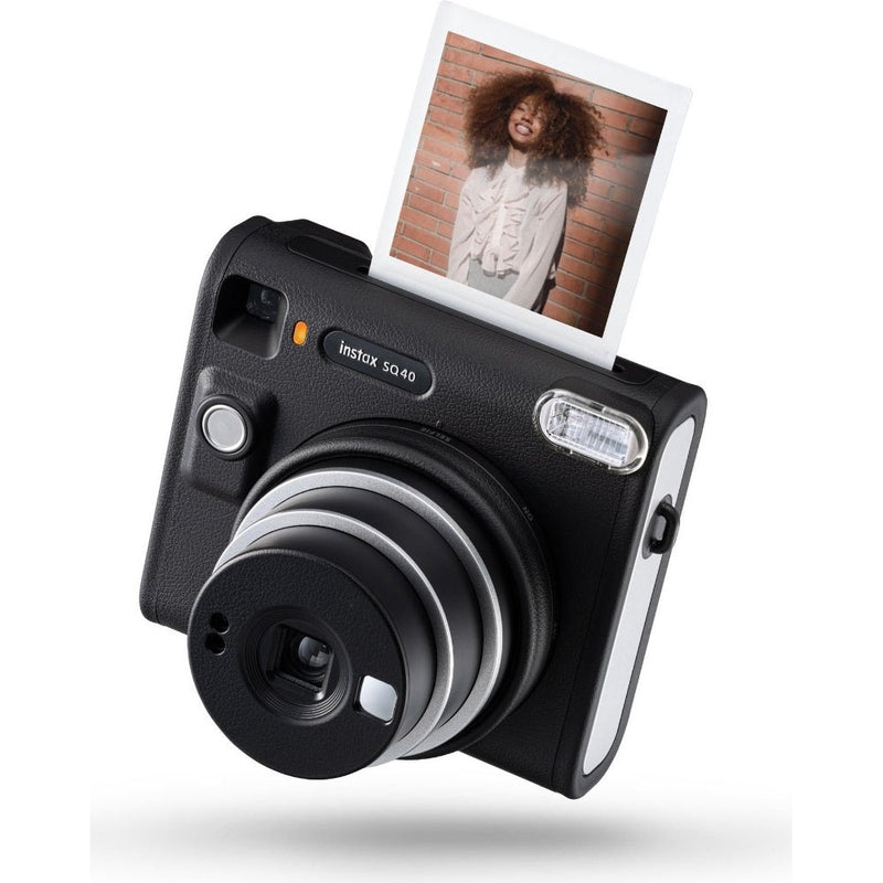 Fujifilm Instax Square SQ40 Instant Camera - Black - Camera & 20 Shot Pack