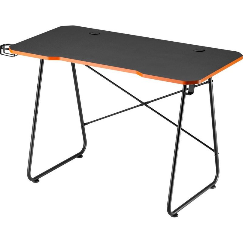 ProperAV Computer Workstation Gaming Desk Black/Orange