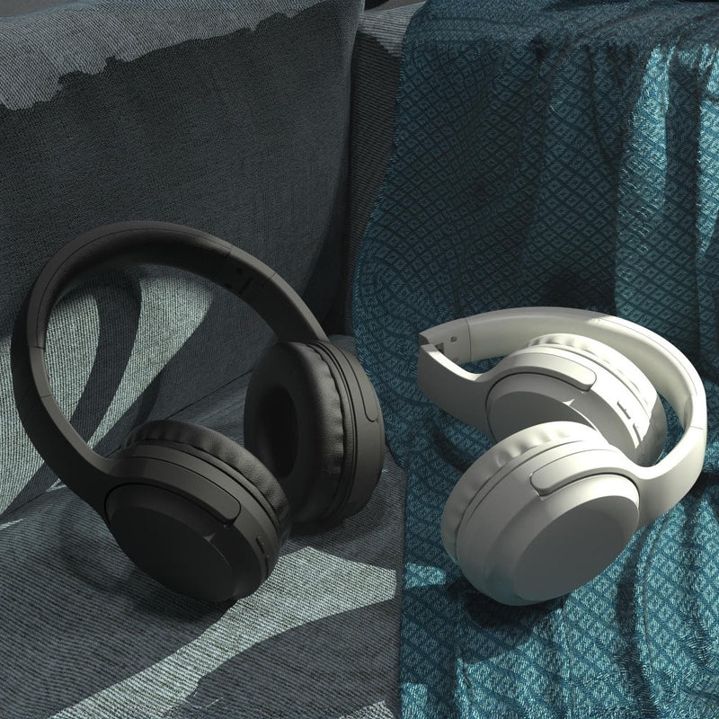 Maplin Wireless Headphones Bluetooth V5.3  Noise Cancelling Black