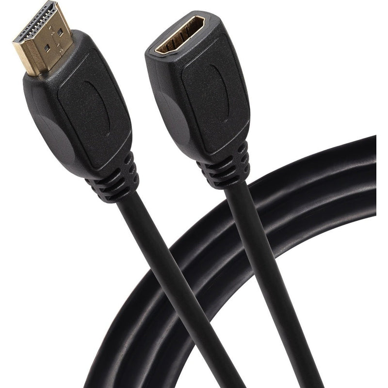 Maplin HDMI Male to HDMI Female 4K Ultra HD Extension Cable 3m Black