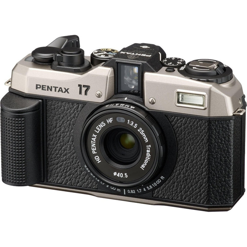 Pentax 17 Film Camera - Dark Silver - Camera & 1x 36 Exposure 35mm Film
