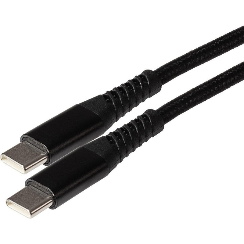 PRAKTICA USB-C to USB-C Braided Camera Charging Cable - Black, 2m