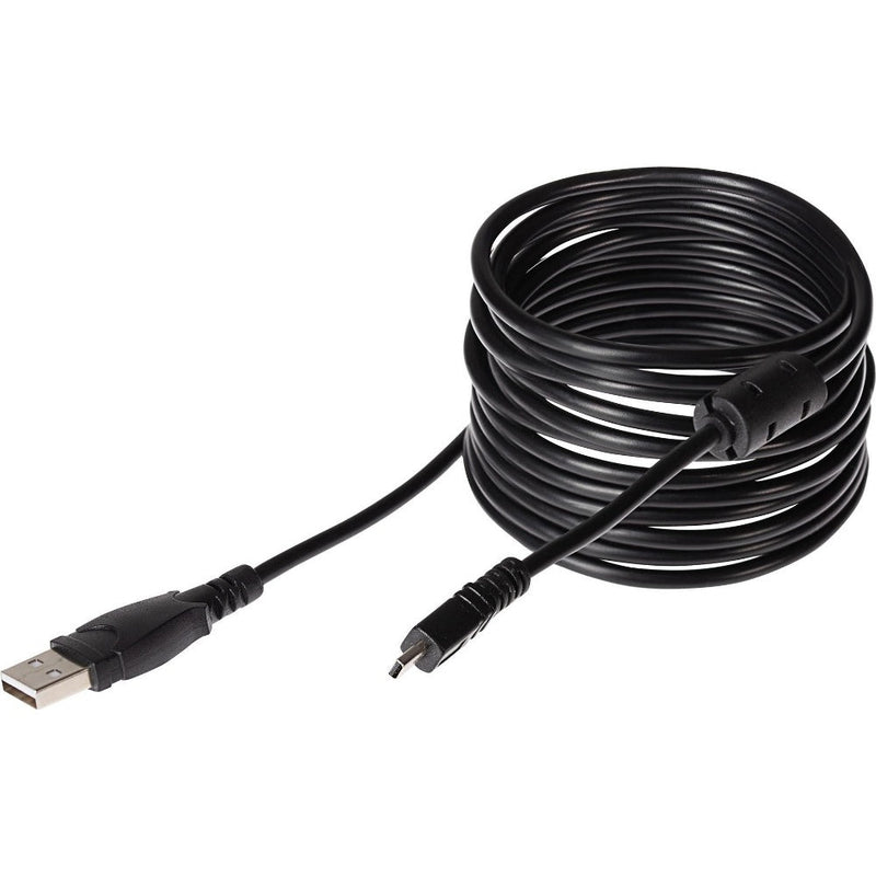PRAKTICA USB-A 2.0 to 8 Pin Mini USB Camera Charging Cable - Black, 3m