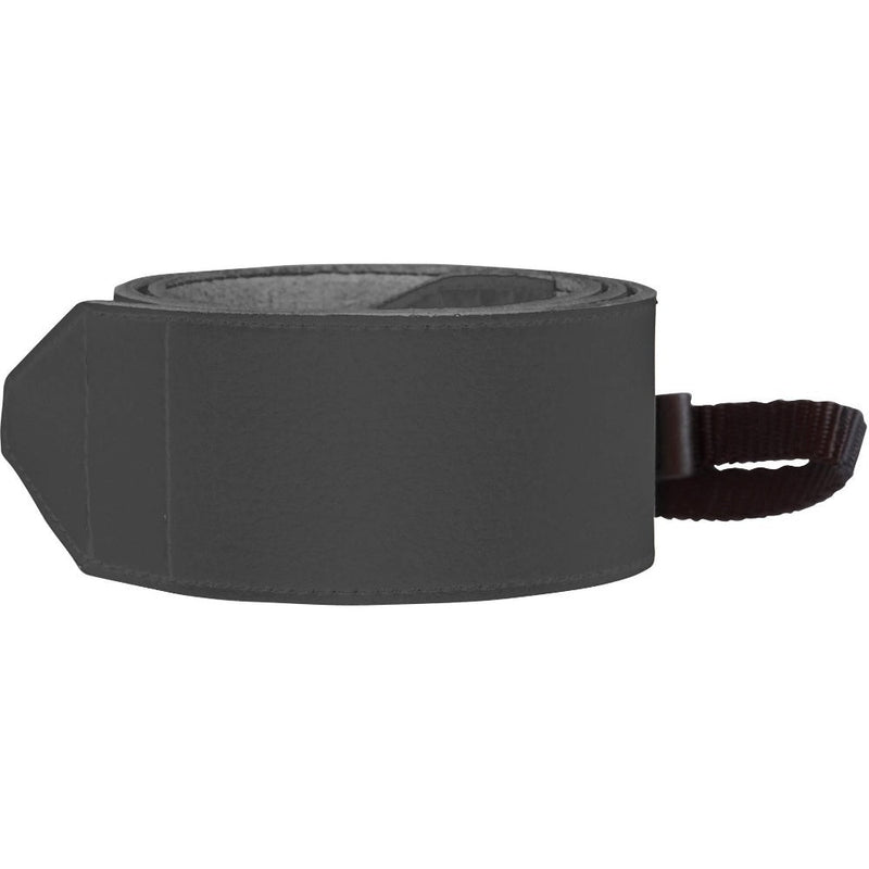 PRAKTICA Genuine Leather Camera Neck Strap 100mm Wide x 40mm - Grey