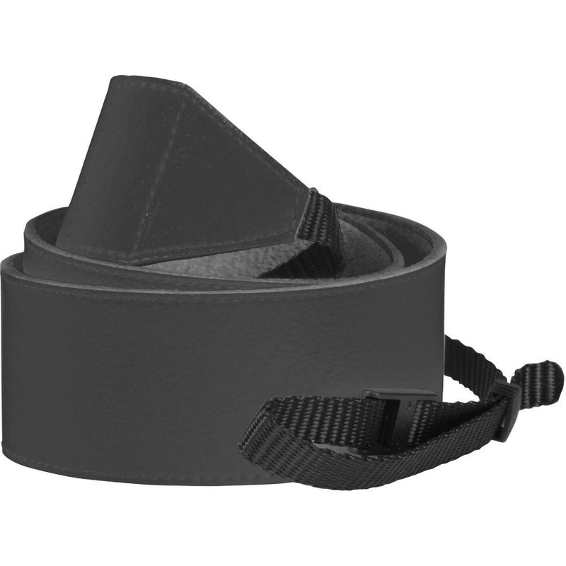 PRAKTICA Genuine Leather Camera Neck Strap 100mm Wide x 40mm - Grey