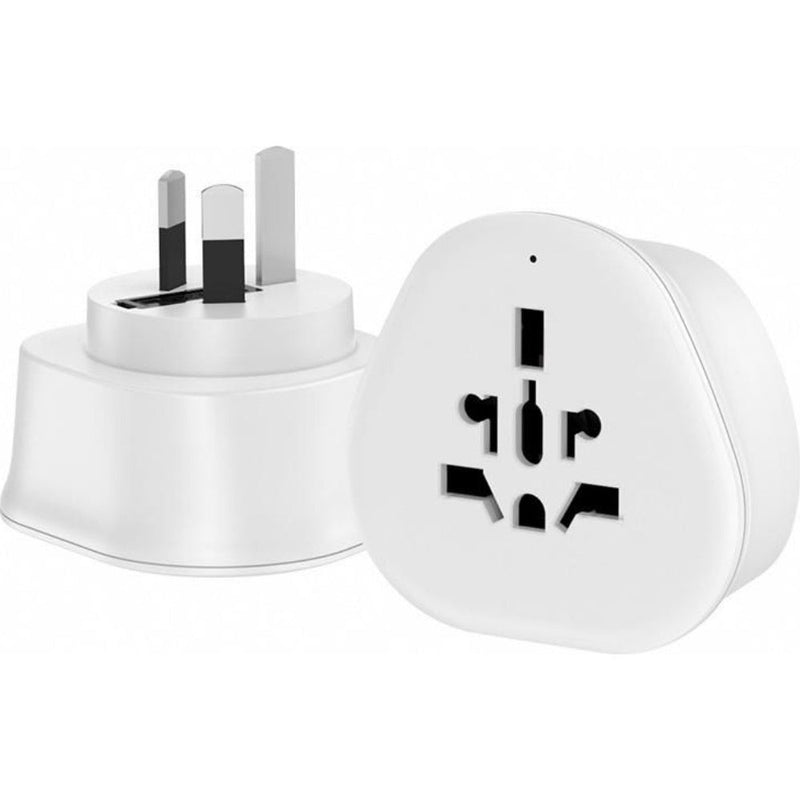 Maplin AU Plug to Worldwide Socket Travel Adapter 250V 10A - White