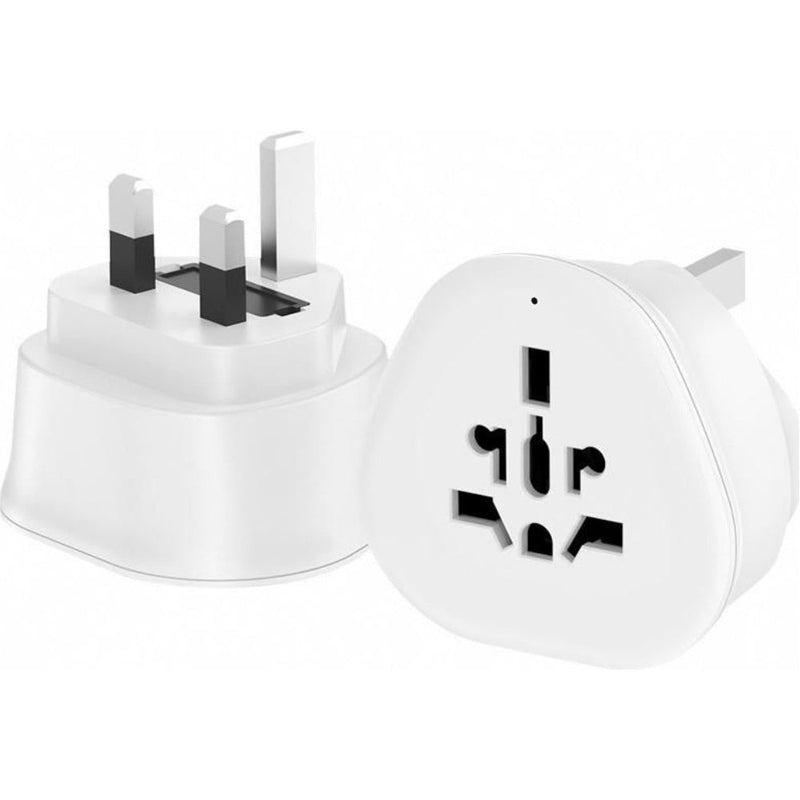 Maplin UK Plug to Worldwide Socket Travel Adapter 250V 13A - White