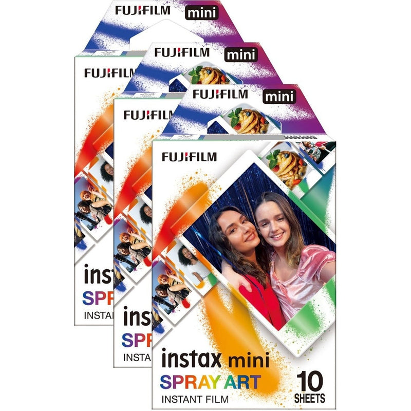Fujifilm Instax Mini Spray Art Deco Photo Film - Pack of 30