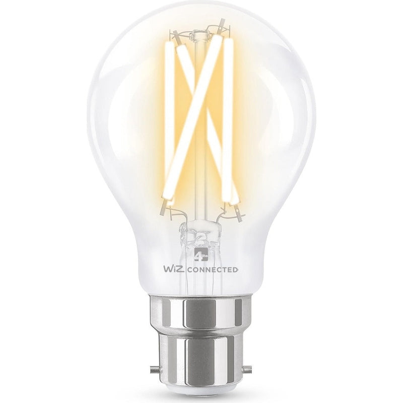 4lite WiZ Connected A60 Filament Clear WiFi LED Smart Bulb - Single