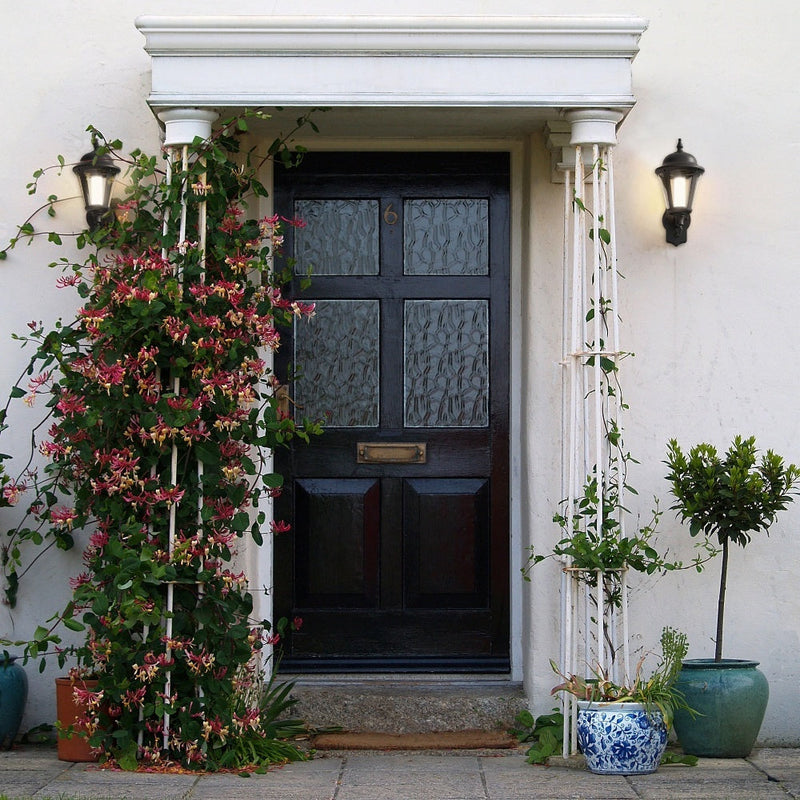 4lite Contemporary IP65 LED Lantern with PIR Sensor - Black