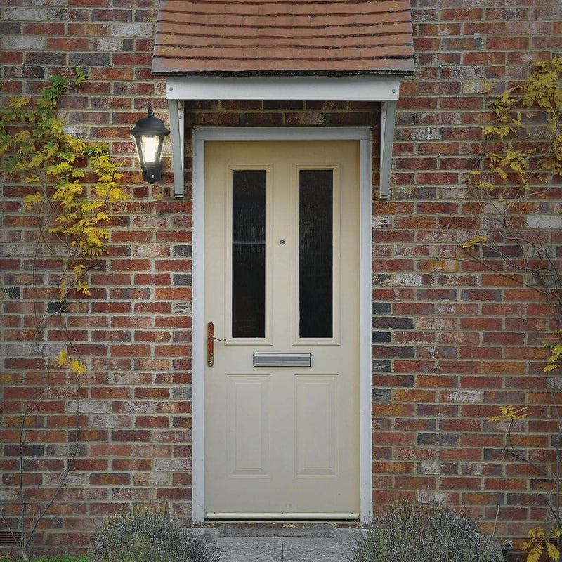 4lite Contemporary IP65 LED Lantern with PIR Sensor - Black