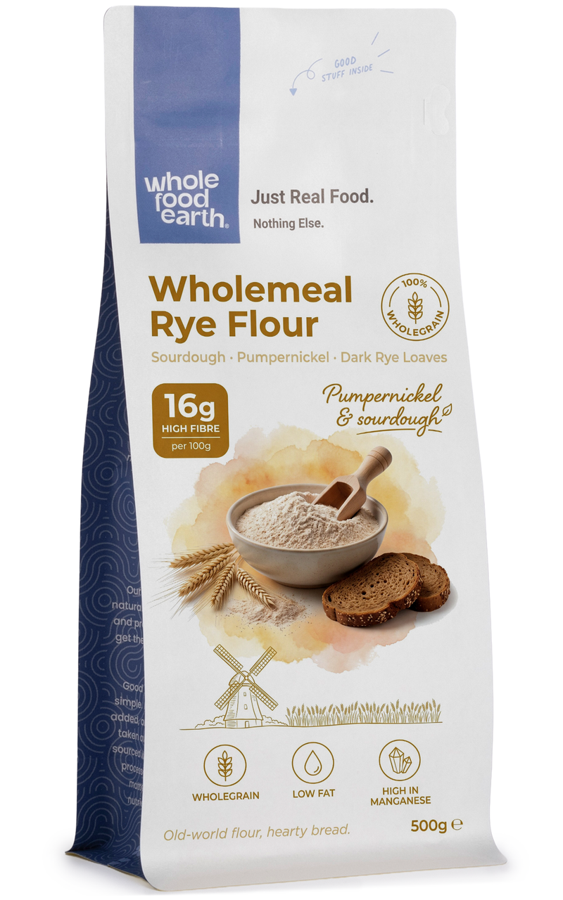 Wholemeal Rye Flour (Stoneground) 100% - Serious Grains