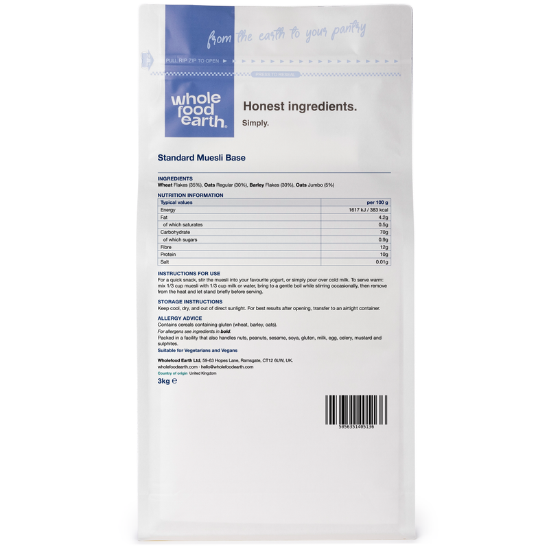 Standard Muesli Base - A Blend of Mixed Flakes