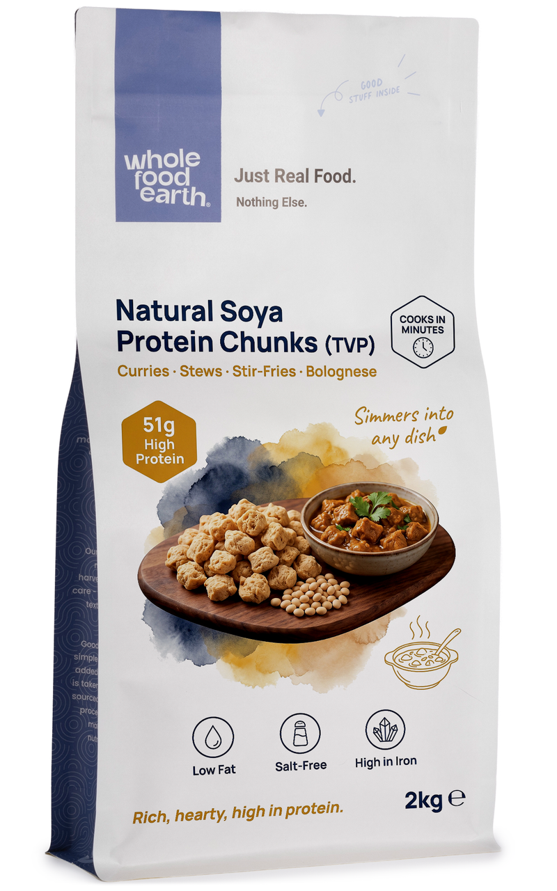 TVP Natural Chunks Soya Protein