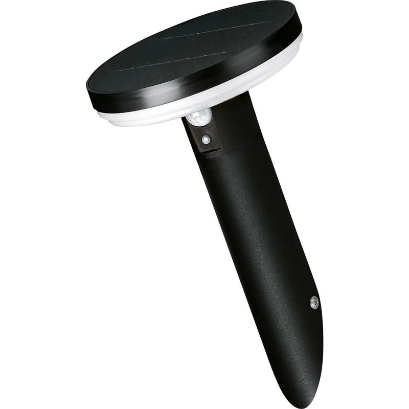 4lite Antheia Solar Slanted IP54 Die-Cast Aluminium LED Outdoor Wall Light with Built in PIR Motion Sensor - Single