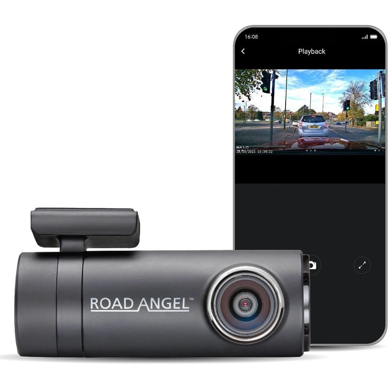 Road Angel Halo Drive 2 Deluxe 1440p Dash Cam inc 32GB MicroSD Card & Hardwiring Kit