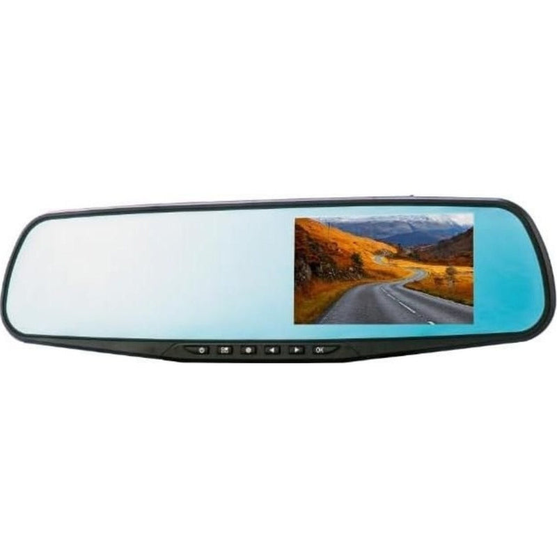 Co-Pilot CPDVR3 Rear View Mirror Dual Dashcam - FHD 1080p