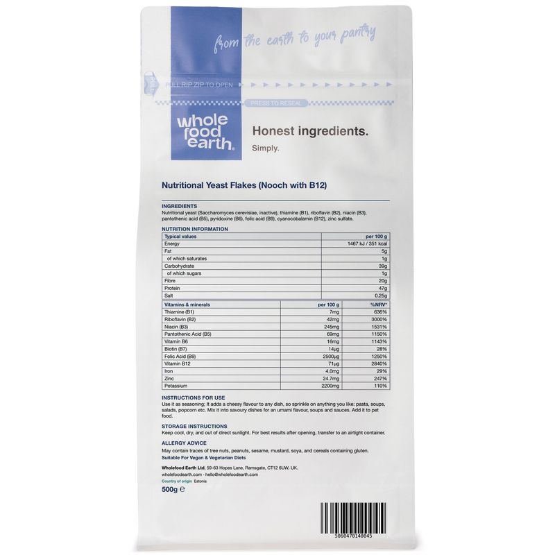 Nutritional Yeast Flakes (Nooch with B12)