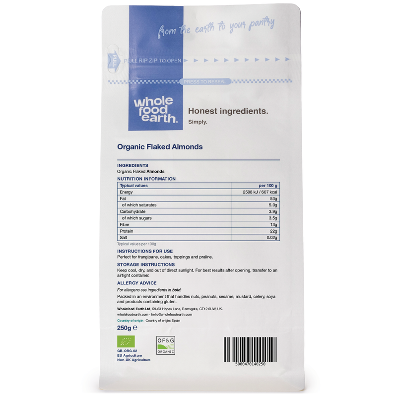 Organic Flaked Almonds