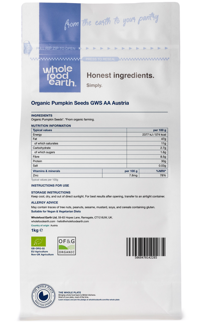 Organic Pumpkin Seeds GWS AA Austria