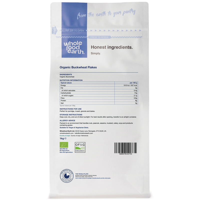 Organic Buckwheat Flakes