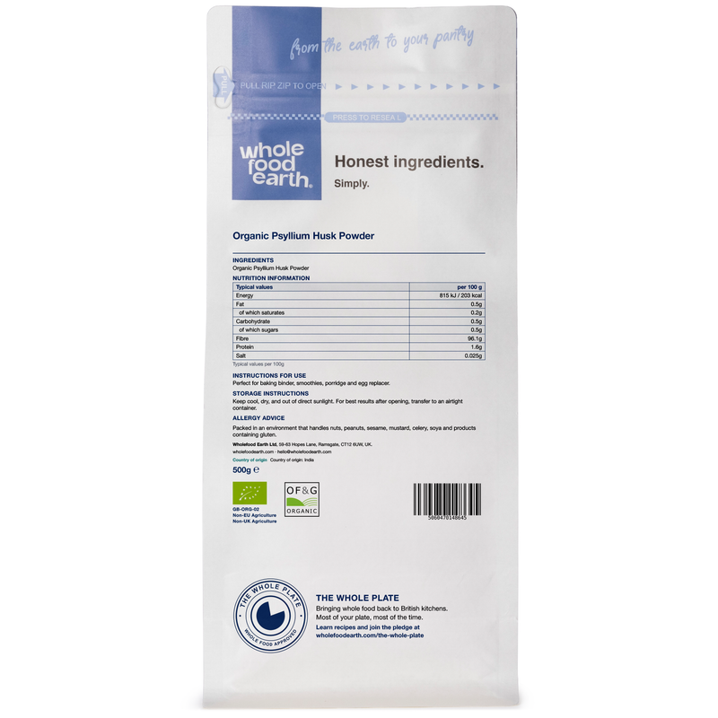 Organic Psyllium Husk Powder