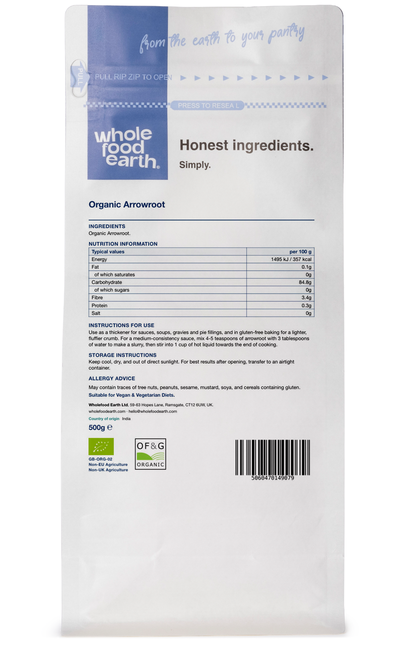 Organic Arrowroot