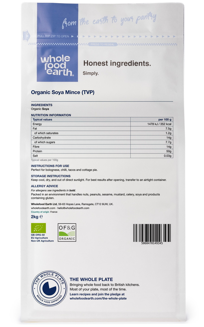 Organic Soya Mince (TVP)